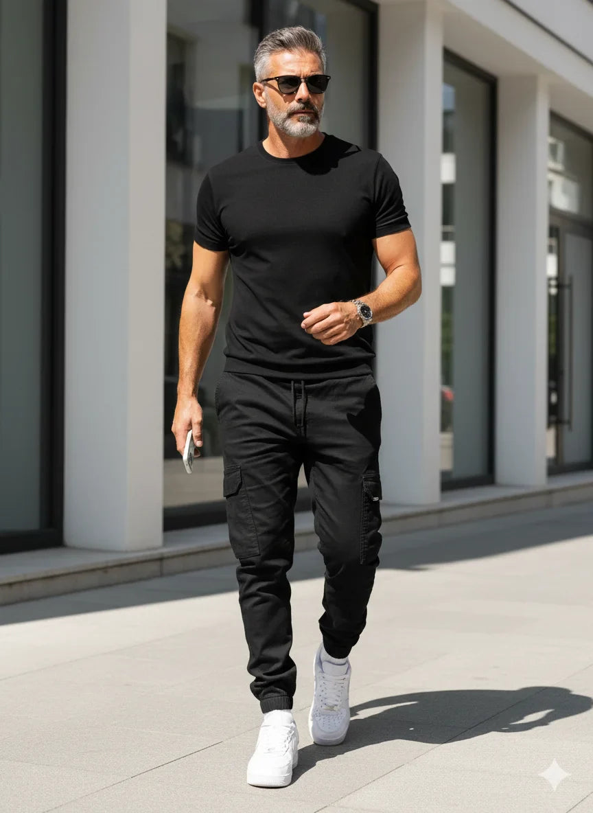 Pantalón Cargo Slim · Mott